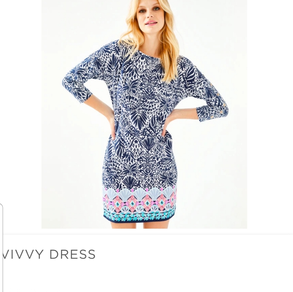 NWT-Lilly pulitzer vivvy dress size xs